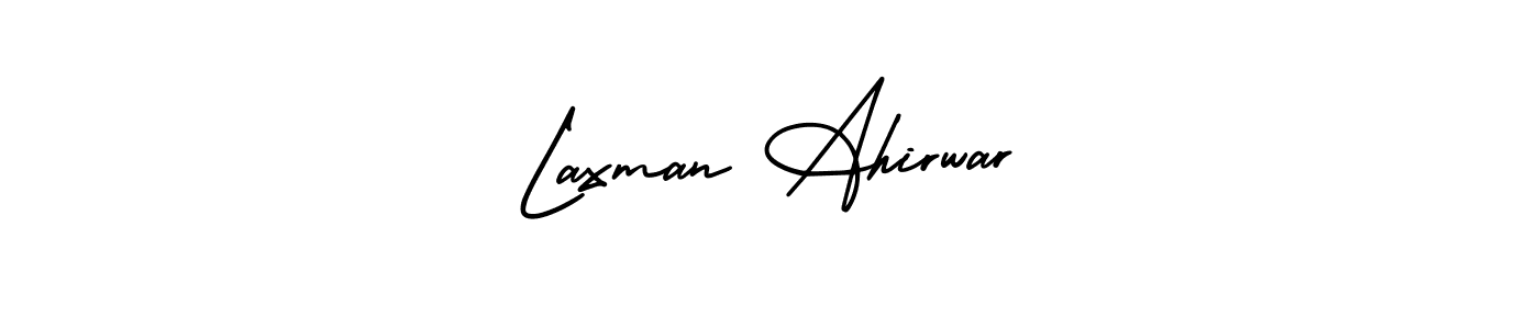 Make a beautiful signature design for name Laxman Ahirwar. Use this online signature maker to create a handwritten signature for free. Laxman Ahirwar signature style 3 images and pictures png