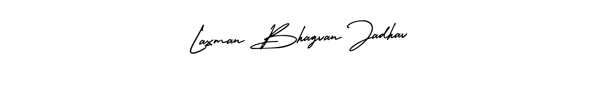 Laxman Bhagvan Jadhav stylish signature style. Best Handwritten Sign (AmerikaSignatureDemo-Regular) for my name. Handwritten Signature Collection Ideas for my name Laxman Bhagvan Jadhav. Laxman Bhagvan Jadhav signature style 3 images and pictures png