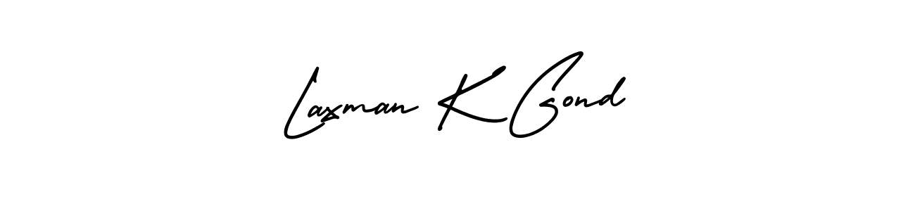 if you are searching for the best signature style for your name Laxman K Gond. so please give up your signature search. here we have designed multiple signature styles  using AmerikaSignatureDemo-Regular. Laxman K Gond signature style 3 images and pictures png