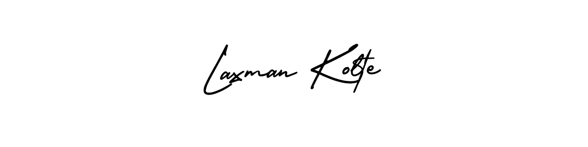 Check out images of Autograph of Laxman Kolte name. Actor Laxman Kolte Signature Style. AmerikaSignatureDemo-Regular is a professional sign style online. Laxman Kolte signature style 3 images and pictures png