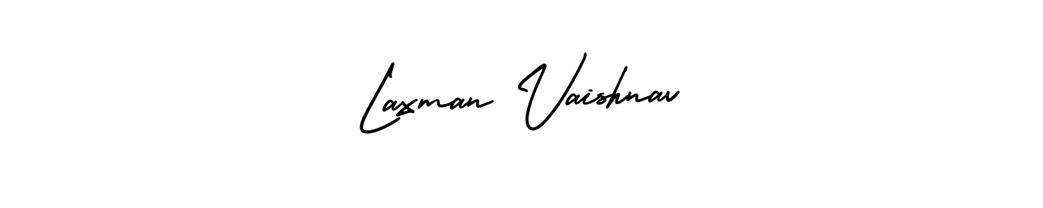 Laxman Vaishnav stylish signature style. Best Handwritten Sign (AmerikaSignatureDemo-Regular) for my name. Handwritten Signature Collection Ideas for my name Laxman Vaishnav. Laxman Vaishnav signature style 3 images and pictures png