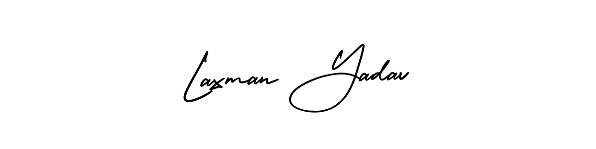 if you are searching for the best signature style for your name Laxman Yadav. so please give up your signature search. here we have designed multiple signature styles  using AmerikaSignatureDemo-Regular. Laxman Yadav signature style 3 images and pictures png