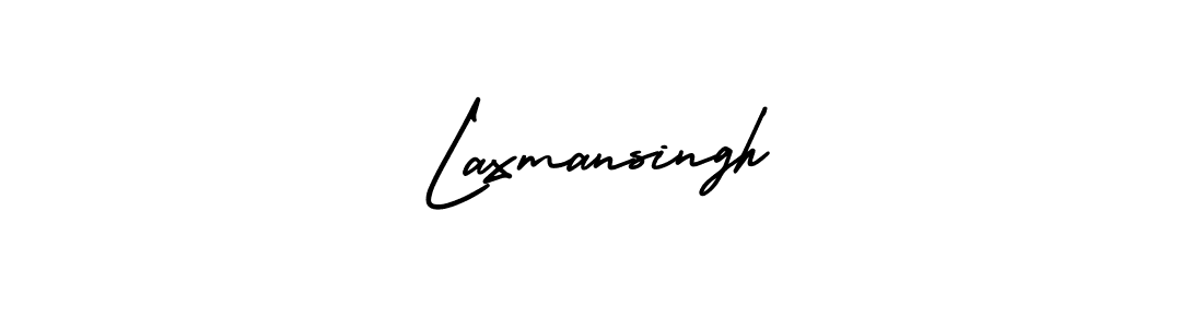 How to make Laxmansingh name signature. Use AmerikaSignatureDemo-Regular style for creating short signs online. This is the latest handwritten sign. Laxmansingh signature style 3 images and pictures png