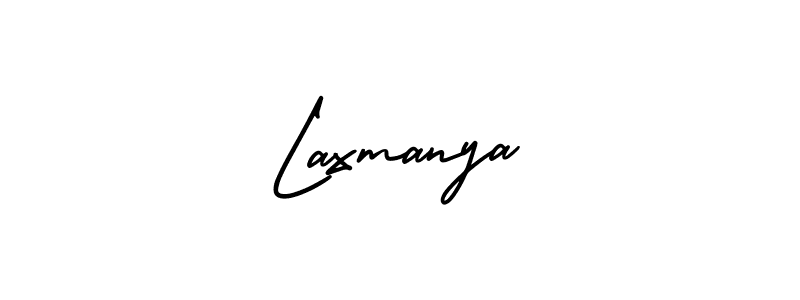 Also we have Laxmanya name is the best signature style. Create professional handwritten signature collection using AmerikaSignatureDemo-Regular autograph style. Laxmanya signature style 3 images and pictures png