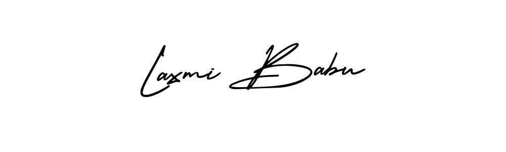 Laxmi Babu stylish signature style. Best Handwritten Sign (AmerikaSignatureDemo-Regular) for my name. Handwritten Signature Collection Ideas for my name Laxmi Babu. Laxmi Babu signature style 3 images and pictures png
