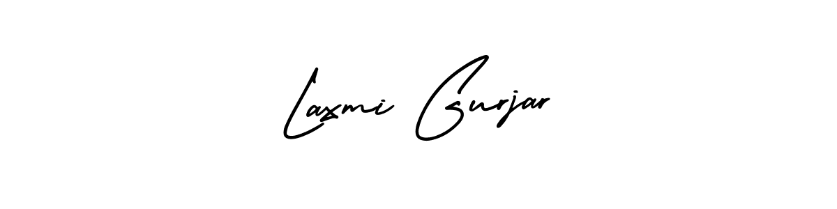 This is the best signature style for the Laxmi Gurjar name. Also you like these signature font (AmerikaSignatureDemo-Regular). Mix name signature. Laxmi Gurjar signature style 3 images and pictures png
