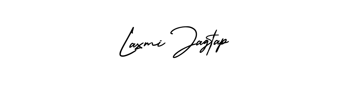 How to make Laxmi Jagtap signature? AmerikaSignatureDemo-Regular is a professional autograph style. Create handwritten signature for Laxmi Jagtap name. Laxmi Jagtap signature style 3 images and pictures png