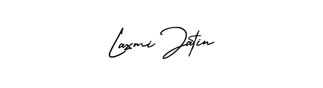 Also we have Laxmi Jatin name is the best signature style. Create professional handwritten signature collection using AmerikaSignatureDemo-Regular autograph style. Laxmi Jatin signature style 3 images and pictures png