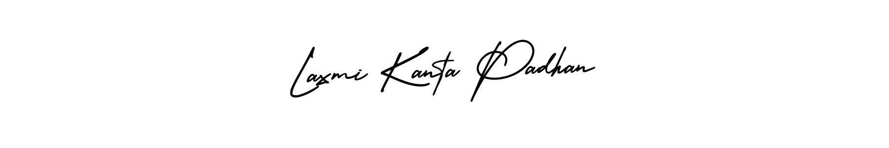How to make Laxmi Kanta Padhan signature? AmerikaSignatureDemo-Regular is a professional autograph style. Create handwritten signature for Laxmi Kanta Padhan name. Laxmi Kanta Padhan signature style 3 images and pictures png
