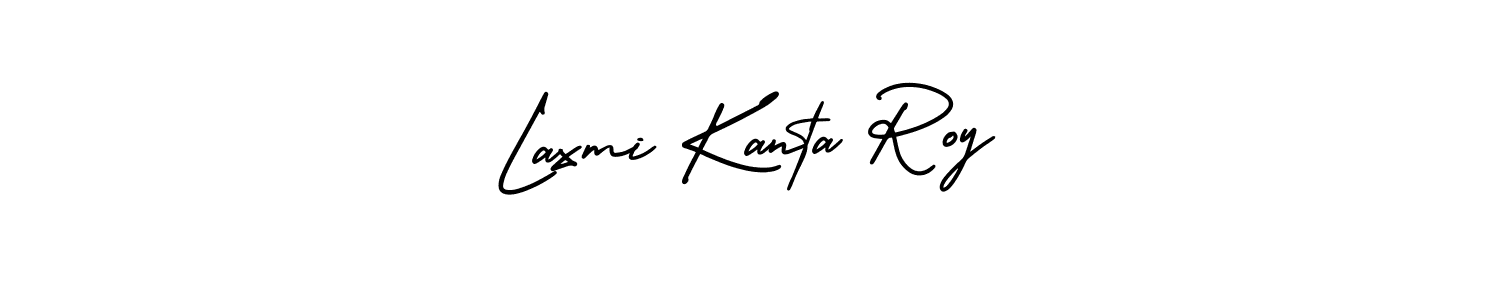 Laxmi Kanta Roy stylish signature style. Best Handwritten Sign (AmerikaSignatureDemo-Regular) for my name. Handwritten Signature Collection Ideas for my name Laxmi Kanta Roy. Laxmi Kanta Roy signature style 3 images and pictures png