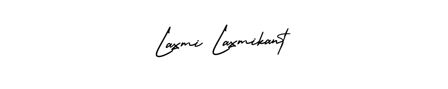 Make a short Laxmi Laxmikant signature style. Manage your documents anywhere anytime using AmerikaSignatureDemo-Regular. Create and add eSignatures, submit forms, share and send files easily. Laxmi Laxmikant signature style 3 images and pictures png