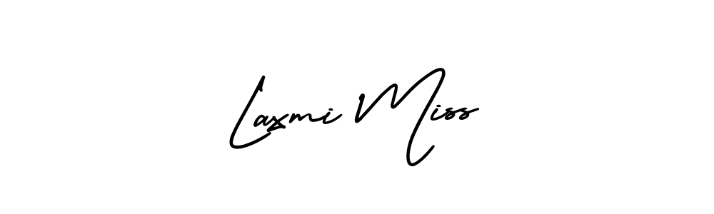 Laxmi Miss stylish signature style. Best Handwritten Sign (AmerikaSignatureDemo-Regular) for my name. Handwritten Signature Collection Ideas for my name Laxmi Miss. Laxmi Miss signature style 3 images and pictures png