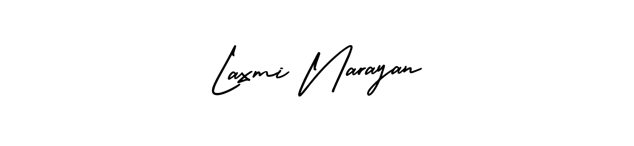 Make a beautiful signature design for name Laxmi Narayan. With this signature (AmerikaSignatureDemo-Regular) style, you can create a handwritten signature for free. Laxmi Narayan signature style 3 images and pictures png