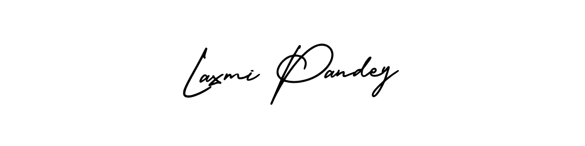 You should practise on your own different ways (AmerikaSignatureDemo-Regular) to write your name (Laxmi Pandey) in signature. don't let someone else do it for you. Laxmi Pandey signature style 3 images and pictures png