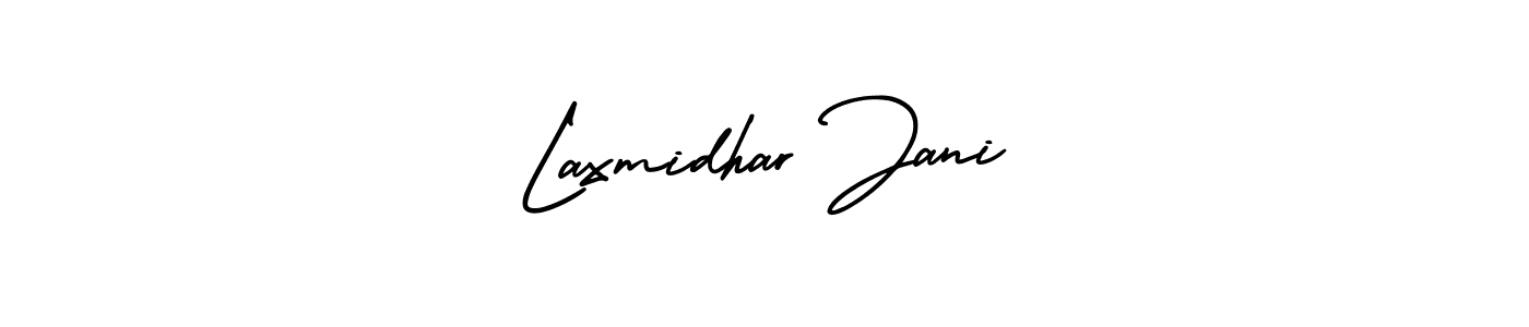 Make a beautiful signature design for name Laxmidhar Jani. With this signature (AmerikaSignatureDemo-Regular) style, you can create a handwritten signature for free. Laxmidhar Jani signature style 3 images and pictures png