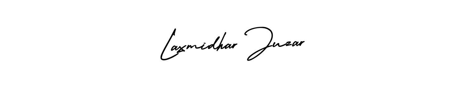 How to make Laxmidhar Juzar signature? AmerikaSignatureDemo-Regular is a professional autograph style. Create handwritten signature for Laxmidhar Juzar name. Laxmidhar Juzar signature style 3 images and pictures png