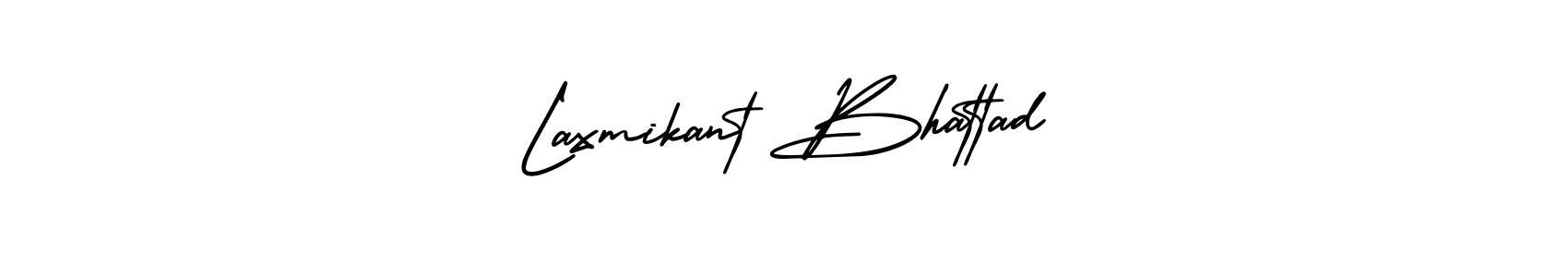 Make a beautiful signature design for name Laxmikant Bhattad. With this signature (AmerikaSignatureDemo-Regular) style, you can create a handwritten signature for free. Laxmikant Bhattad signature style 3 images and pictures png