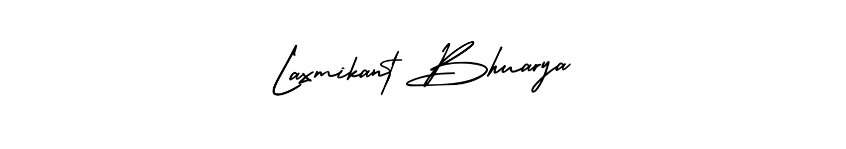 How to make Laxmikant Bhuarya signature? AmerikaSignatureDemo-Regular is a professional autograph style. Create handwritten signature for Laxmikant Bhuarya name. Laxmikant Bhuarya signature style 3 images and pictures png