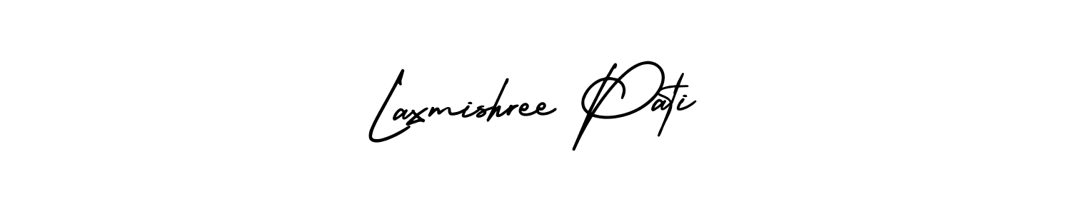 This is the best signature style for the Laxmishree Pati name. Also you like these signature font (AmerikaSignatureDemo-Regular). Mix name signature. Laxmishree Pati signature style 3 images and pictures png