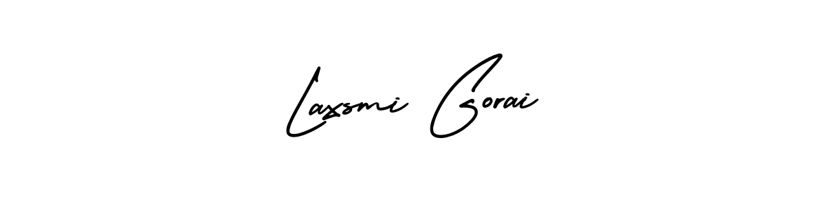 Make a beautiful signature design for name Laxsmi Gorai. With this signature (AmerikaSignatureDemo-Regular) style, you can create a handwritten signature for free. Laxsmi Gorai signature style 3 images and pictures png