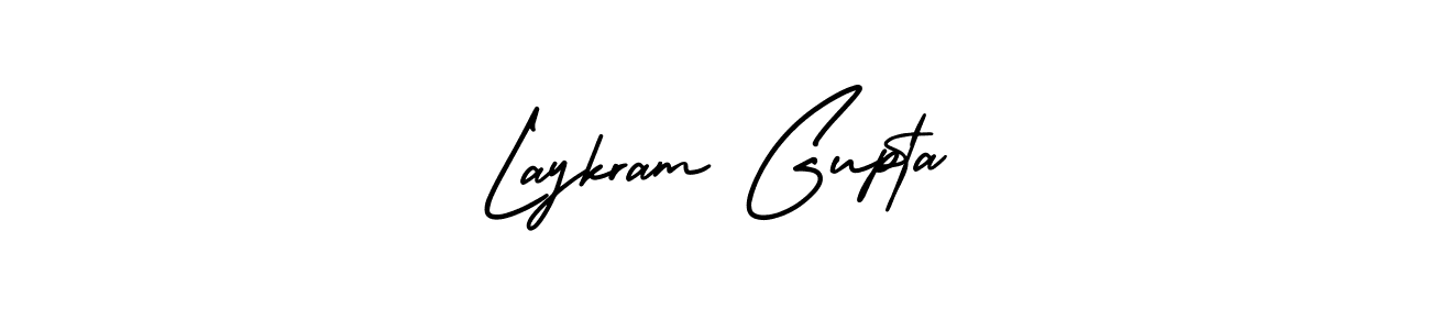 Also we have Laykram Gupta name is the best signature style. Create professional handwritten signature collection using AmerikaSignatureDemo-Regular autograph style. Laykram Gupta signature style 3 images and pictures png