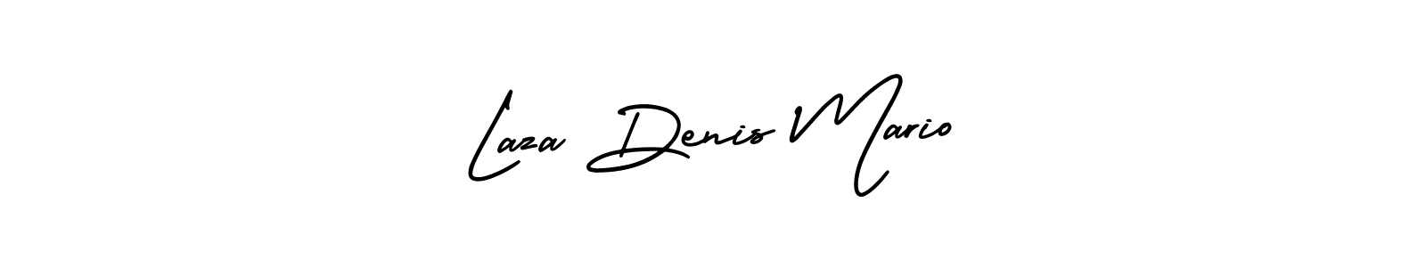 Laza Denis Mario stylish signature style. Best Handwritten Sign (AmerikaSignatureDemo-Regular) for my name. Handwritten Signature Collection Ideas for my name Laza Denis Mario. Laza Denis Mario signature style 3 images and pictures png