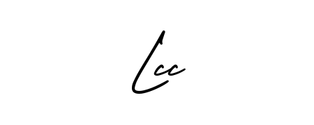 A stylish, flowing autograph style designed for name Lcc using AmerikaSignatureDemo-Regular typography. Perfect for digital creative projects. Lcc signature style 3 images and pictures png