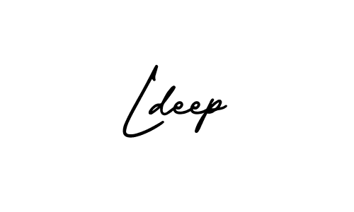 if you are searching for the best signature style for your name Ldeep. so please give up your signature search. here we have designed multiple signature styles  using AmerikaSignatureDemo-Regular. Ldeep signature style 3 images and pictures png