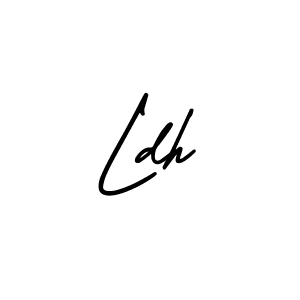 Create a beautiful signature design for name Ldh. With this signature (AmerikaSignatureDemo-Regular) fonts, you can make a handwritten signature for free. Ldh signature style 3 images and pictures png