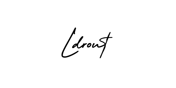Create a beautiful signature design for name Ldrout. With this signature (AmerikaSignatureDemo-Regular) fonts, you can make a handwritten signature for free. Ldrout signature style 3 images and pictures png