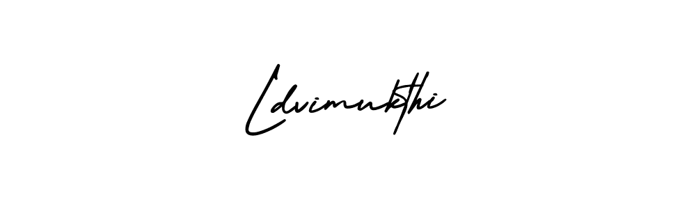 Ldvimukthi stylish signature style. Best Handwritten Sign (AmerikaSignatureDemo-Regular) for my name. Handwritten Signature Collection Ideas for my name Ldvimukthi. Ldvimukthi signature style 3 images and pictures png