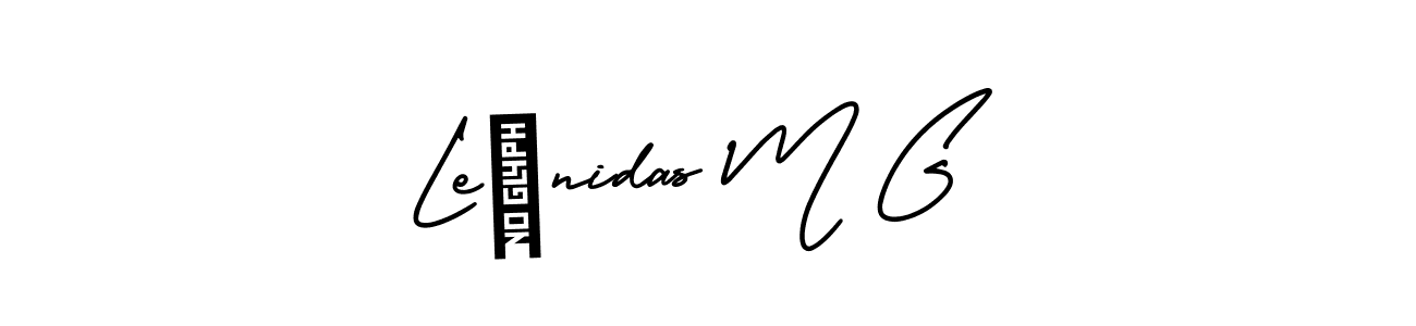 Also we have Leónidas M G name is the best signature style. Create professional handwritten signature collection using AmerikaSignatureDemo-Regular autograph style. Leónidas M G signature style 3 images and pictures png