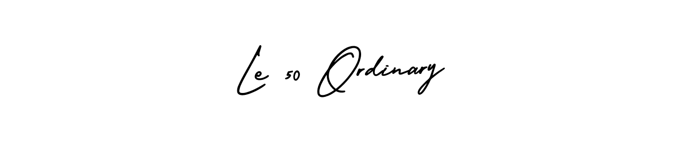 Also we have Le 50 Ordinary name is the best signature style. Create professional handwritten signature collection using AmerikaSignatureDemo-Regular autograph style. Le 50 Ordinary signature style 3 images and pictures png