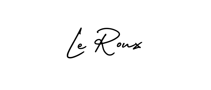 It looks lik you need a new signature style for name Le Roux. Design unique handwritten (AmerikaSignatureDemo-Regular) signature with our free signature maker in just a few clicks. Le Roux signature style 3 images and pictures png