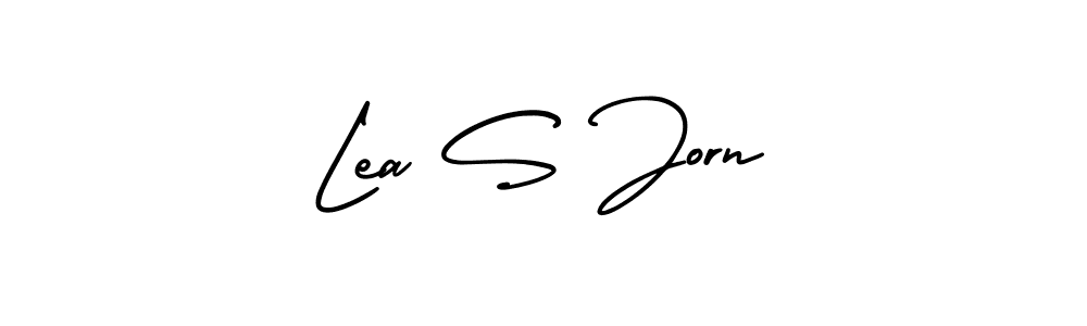 Lea S Jorn stylish signature style. Best Handwritten Sign (AmerikaSignatureDemo-Regular) for my name. Handwritten Signature Collection Ideas for my name Lea S Jorn. Lea S Jorn signature style 3 images and pictures png