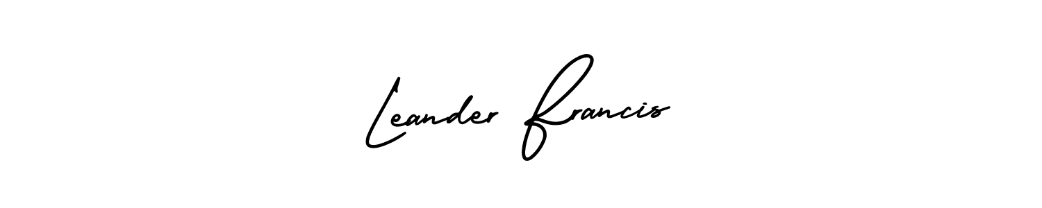 See photos of Leander Francis official signature by Spectra . Check more albums & portfolios. Read reviews & check more about AmerikaSignatureDemo-Regular font. Leander Francis signature style 3 images and pictures png