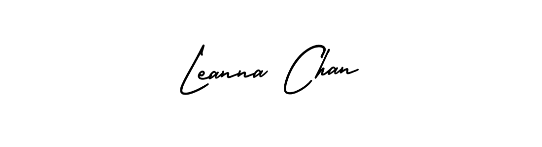 How to make Leanna Chan signature? AmerikaSignatureDemo-Regular is a professional autograph style. Create handwritten signature for Leanna Chan name. Leanna Chan signature style 3 images and pictures png