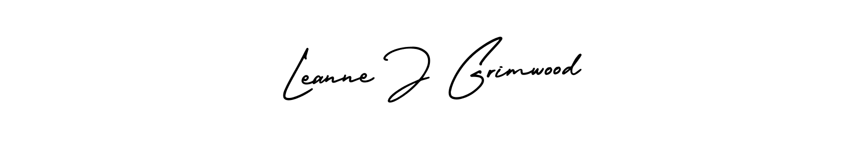 Make a beautiful signature design for name Leanne J Grimwood. Use this online signature maker to create a handwritten signature for free. Leanne J Grimwood signature style 3 images and pictures png