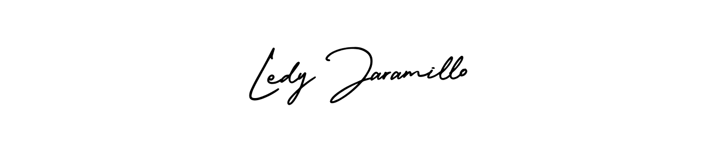 Best and Professional Signature Style for Ledy Jaramillo. AmerikaSignatureDemo-Regular Best Signature Style Collection. Ledy Jaramillo signature style 3 images and pictures png