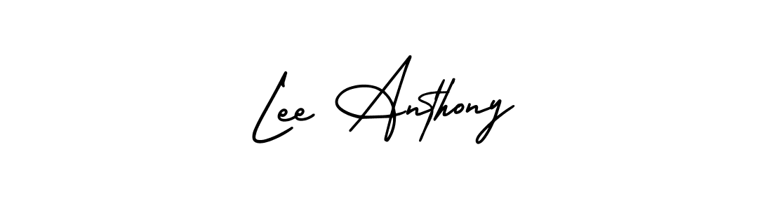 This is the best signature style for the Lee Anthony name. Also you like these signature font (AmerikaSignatureDemo-Regular). Mix name signature. Lee Anthony signature style 3 images and pictures png