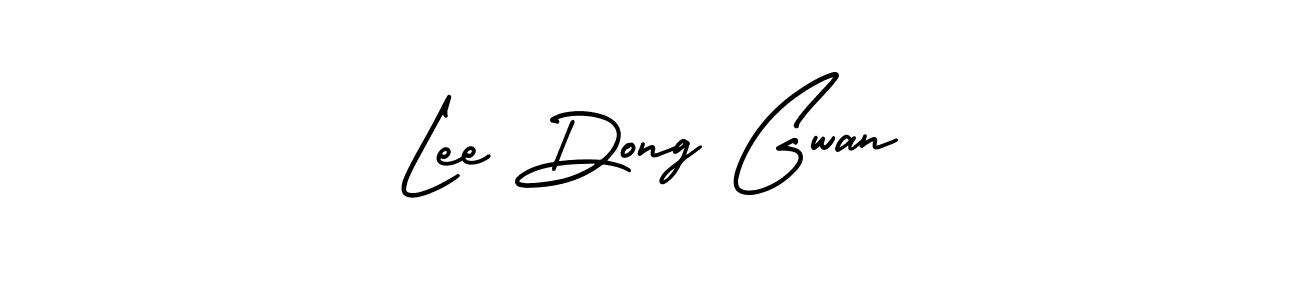 Make a beautiful signature design for name Lee Dong Gwan. With this signature (AmerikaSignatureDemo-Regular) style, you can create a handwritten signature for free. Lee Dong Gwan signature style 3 images and pictures png