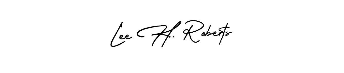 Make a beautiful signature design for name Lee H. Roberts. Use this online signature maker to create a handwritten signature for free. Lee H. Roberts signature style 3 images and pictures png