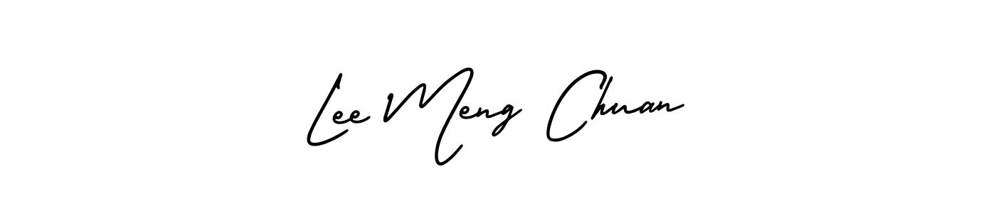 Similarly AmerikaSignatureDemo-Regular is the best handwritten signature design. Signature creator online .You can use it as an online autograph creator for name Lee Meng Chuan. Lee Meng Chuan signature style 3 images and pictures png