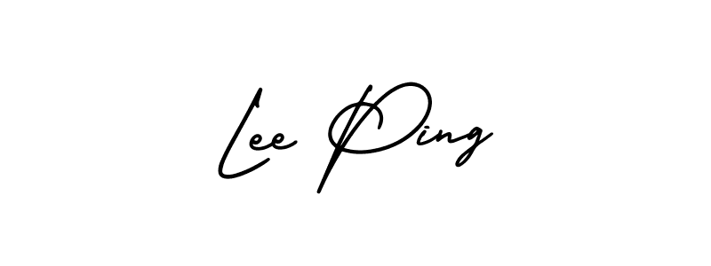 Also we have Lee Ping name is the best signature style. Create professional handwritten signature collection using AmerikaSignatureDemo-Regular autograph style. Lee Ping signature style 3 images and pictures png