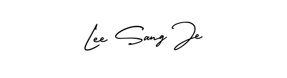 This is the best signature style for the Lee Sang Je name. Also you like these signature font (AmerikaSignatureDemo-Regular). Mix name signature. Lee Sang Je signature style 3 images and pictures png