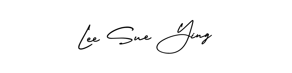 Lee Sue Ying stylish signature style. Best Handwritten Sign (AmerikaSignatureDemo-Regular) for my name. Handwritten Signature Collection Ideas for my name Lee Sue Ying. Lee Sue Ying signature style 3 images and pictures png