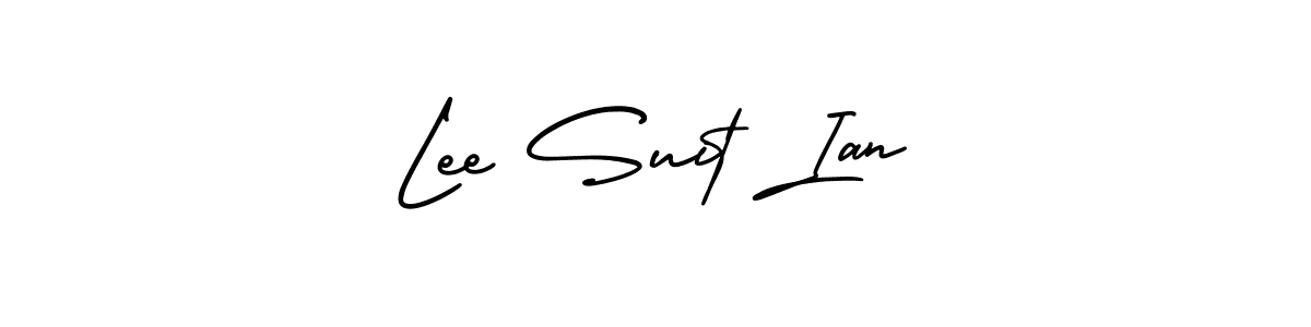 AmerikaSignatureDemo-Regular is a professional signature style that is perfect for those who want to add a touch of class to their signature. It is also a great choice for those who want to make their signature more unique. Get Lee Suit Ian name to fancy signature for free. Lee Suit Ian signature style 3 images and pictures png