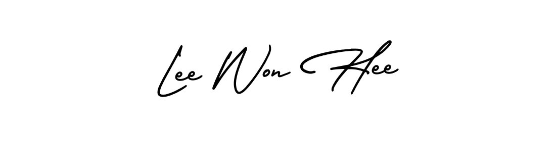 Also You can easily find your signature by using the search form. We will create Lee Won Hee name handwritten signature images for you free of cost using AmerikaSignatureDemo-Regular sign style. Lee Won Hee signature style 3 images and pictures png