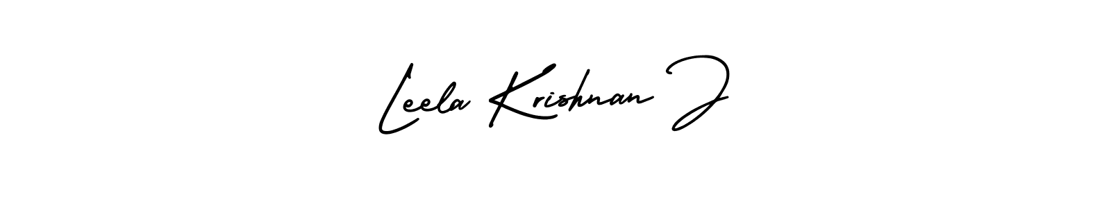 It looks lik you need a new signature style for name Leela Krishnan J. Design unique handwritten (AmerikaSignatureDemo-Regular) signature with our free signature maker in just a few clicks. Leela Krishnan J signature style 3 images and pictures png