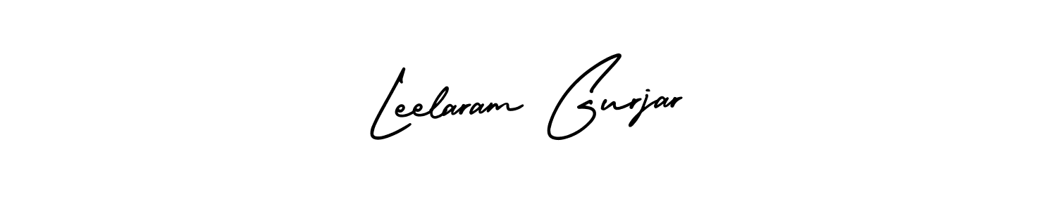 Create a beautiful signature design for name Leelaram Gurjar. With this signature (AmerikaSignatureDemo-Regular) fonts, you can make a handwritten signature for free. Leelaram Gurjar signature style 3 images and pictures png